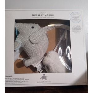 Pottery Barn Kids Baby Taylor Elephant Crib Mobile With Clouds And Stars